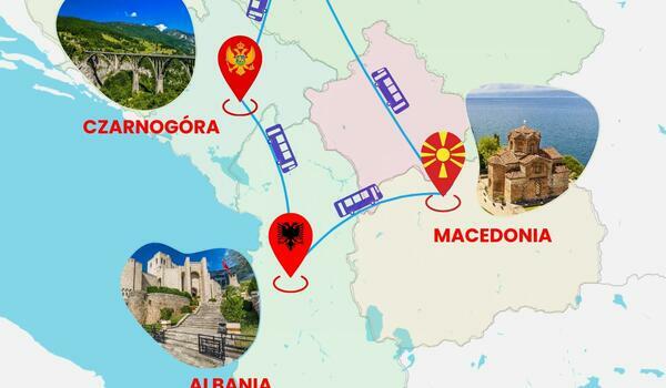  Czarnogóra, Albania, Macedonia - Poznajemy Bałkany - rekreacja i zwiedzanie